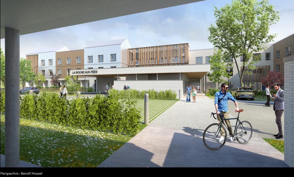 Illustration : Futur Centre Hospitalier de La Roche aux Fées